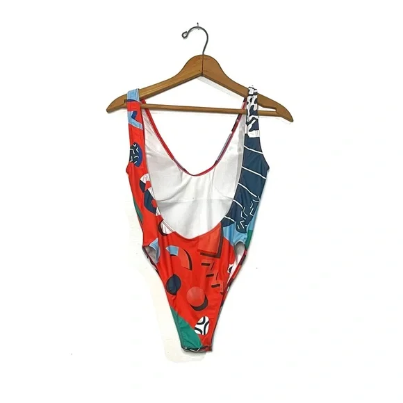Abstract Bathing Suit - Picture 2 of 4